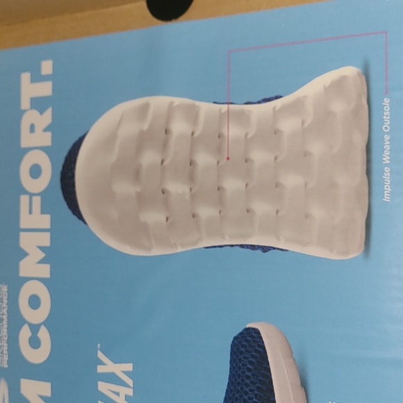 Skechers Mens Go Walk Max Clinched - Athletic Mesh Slip-on; Size 10 - Picture 14 of 15